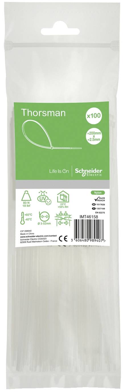 Schneider Electric IMT46409 Kabelbinder 100St.