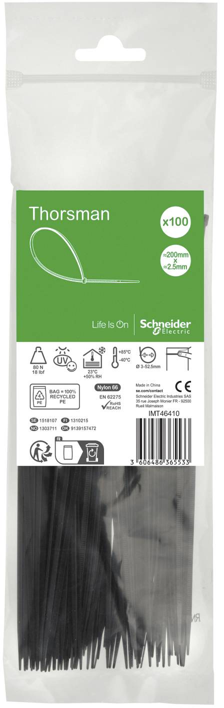 Schneider Electric IMT46410 Kabelbinder 100St.