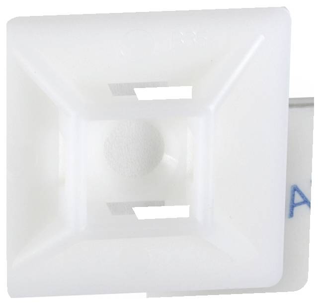 Schneider Electric Selbstklebender Sockel fuer Kabelbinder max. 4,8mm Breite VPE: 100 Stück klar Farblos Inhalt: 100St.