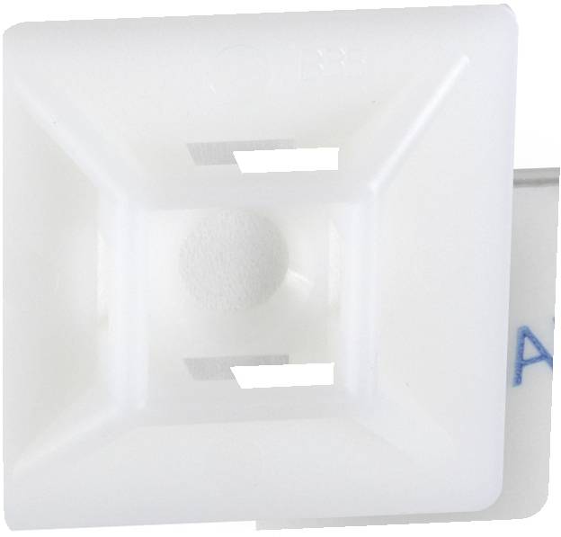 Schneider Electric Selbstklebender Sockel fuer Kabelbinder max. 4,8mm Breite VPE: 100 Stück klar Farblos Inhalt: 100St.