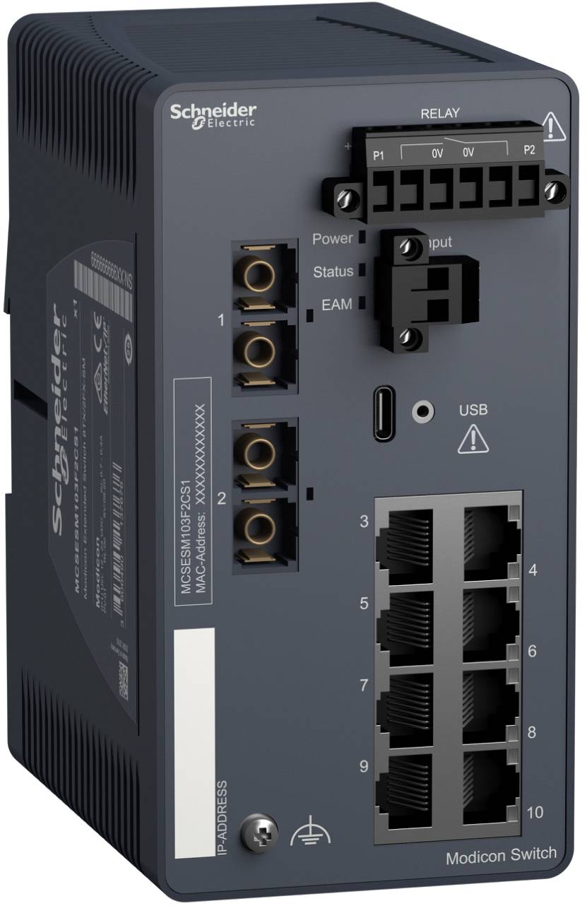 Schneider Electric MCSESM103F2CS1 Netzwerk Switch