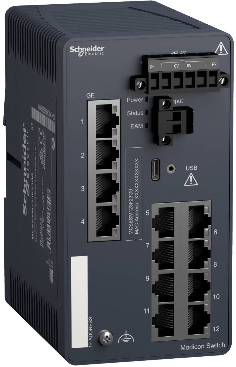 Schneider Electric MCSESM123F23G0 Netzwerk Switch