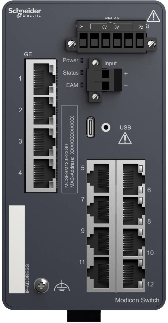 Schneider Electric MCSESM123F23G0 Netzwerk Switch