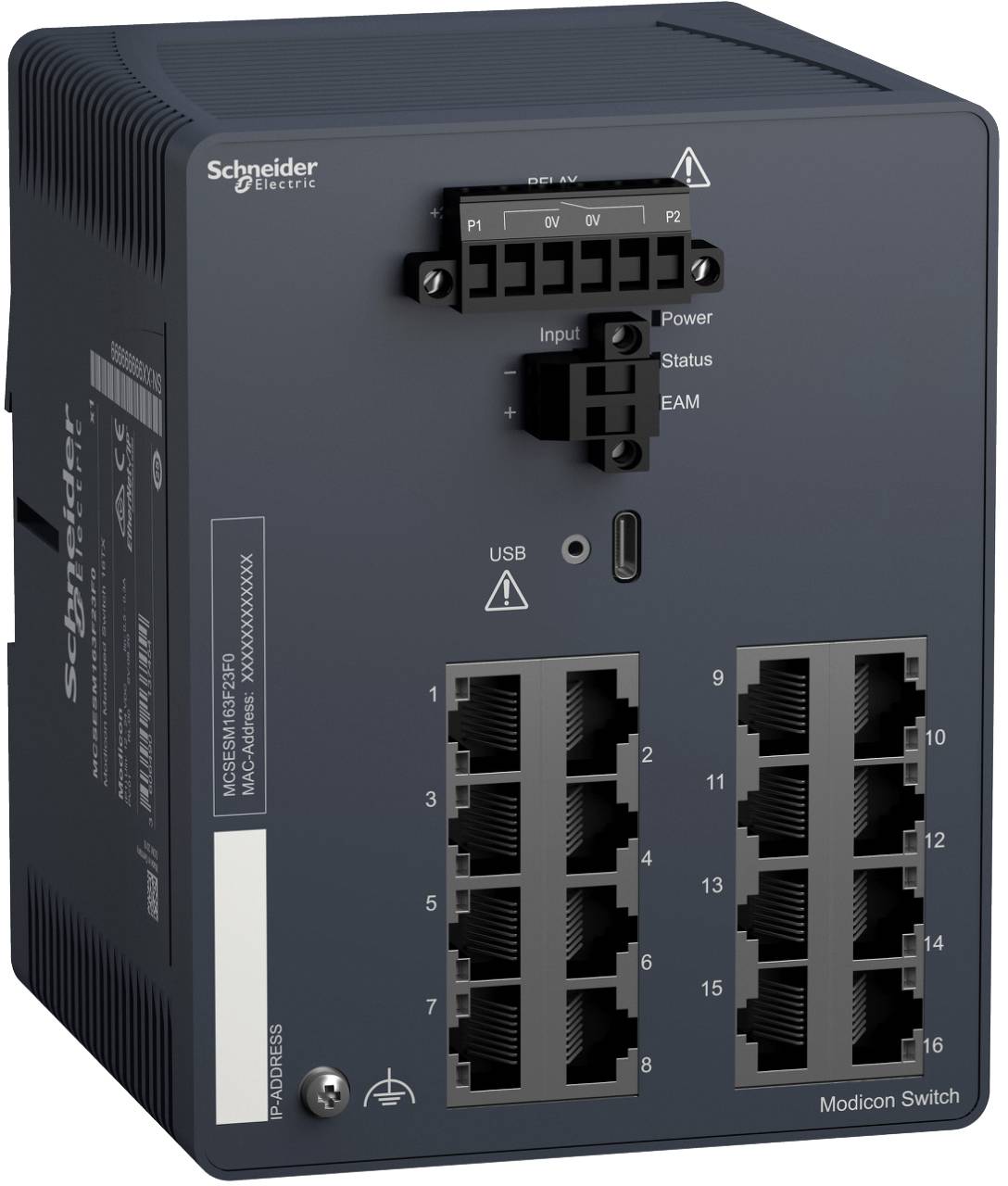 Schneider Electric MCSESM163F23F0 Netzwerk Switch