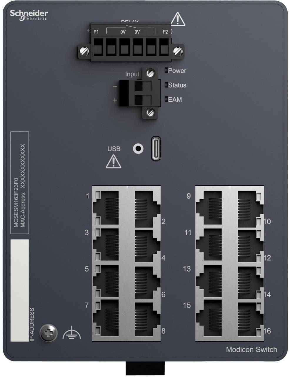Schneider Electric MCSESM163F23F0 Netzwerk Switch
