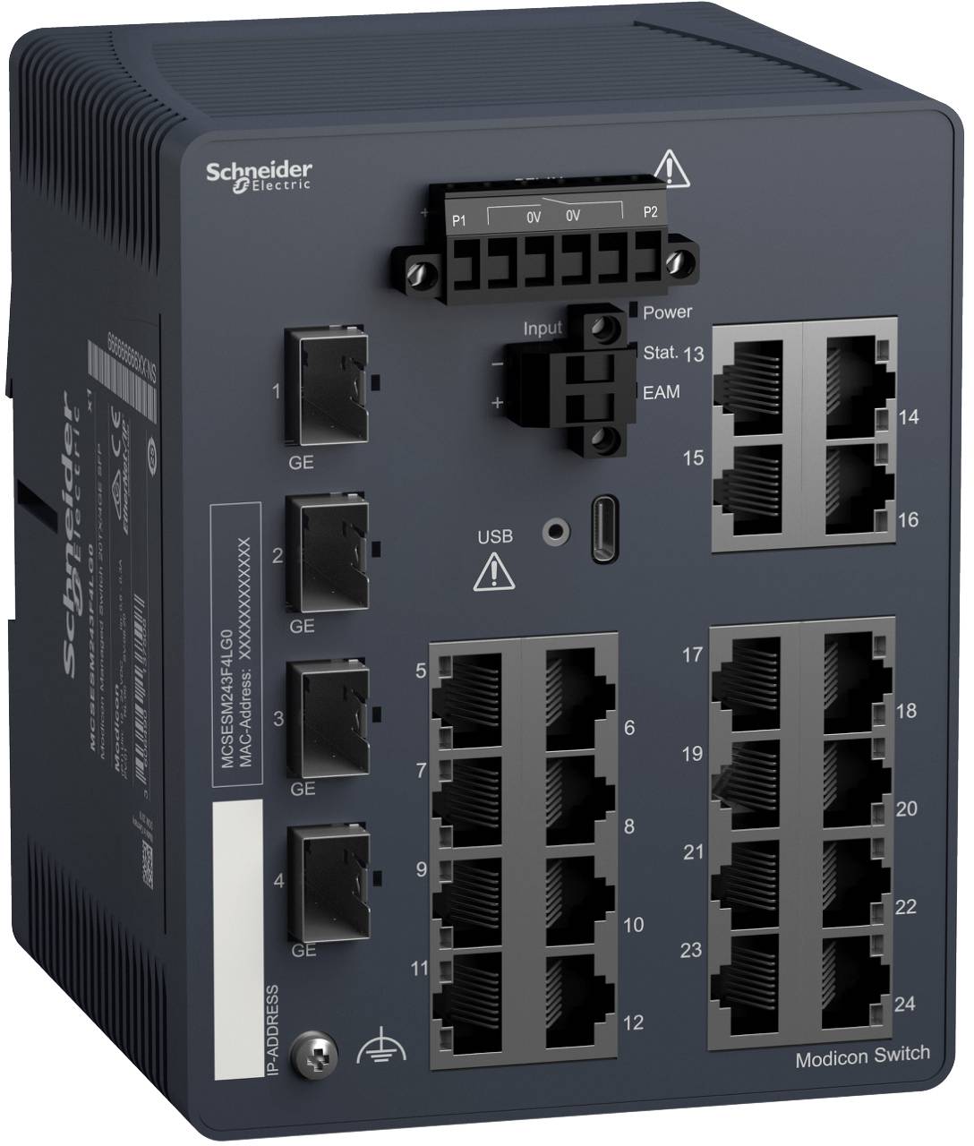 Schneider Electric MCSESM243F4LG0 Netzwerk Switch