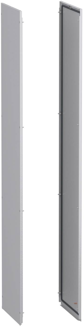 Schneider Electric NSY2SPN205 Seitenwände, Außenbefestigung, PanelSeT SFN, für elektrische Gehäuse H 2000 x T 500 mm, 2er-Set