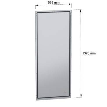 Schneider Electric NSYBPN146 Rückwand, Außenbefestigung, PanelSeT SFN, für elektrische Gehäuse H 1400 x B 600mm Rückwand 1St.