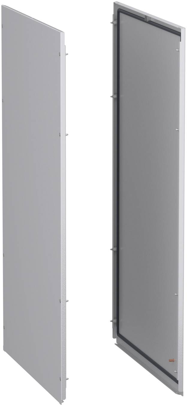 Schneider Electric NSY2SPN128 Seitenwände, Außenbefestigung, PanelSeT SFN, für elektrische Gehäuse H 1200 x T 800 mm, 2er-Set