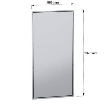 Schneider Electric NSYBPN2010 Rückwand, Außenbefestigung, PanelSeT SFN, für elektrische Gehäuse H 2000 x B 1000mm Rückwand 1St.