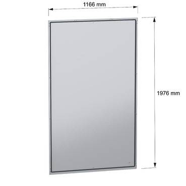 Schneider Electric NSYBPN2012 Rückwand, Außenbefestigung, PanelSeT SFN, für elektrische Gehäuse H 2000 x B 1200mm Rückwand 1St.