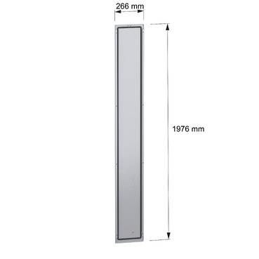 Schneider Electric NSYBPN203 Rückwand, Außenbefestigung, PanelSeT SFN, für elektrische Gehäuse H 2000 x B 300mm Rückwand 1St.