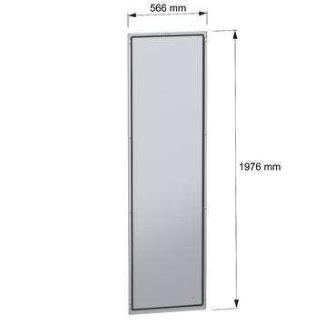 Schneider Electric NSYBPN206 Rückwand, Außenbefestigung, PanelSeT SFN, für elektrische Gehäuse H 2000 x B 600mm Rückwand 1St.