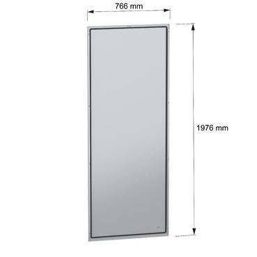 Schneider Electric NSYBPN208 Rückwand, Außenbefestigung, PanelSeT SFN, für elektrische Gehäuse H 2000 x B 800mm Rückwand 1St.