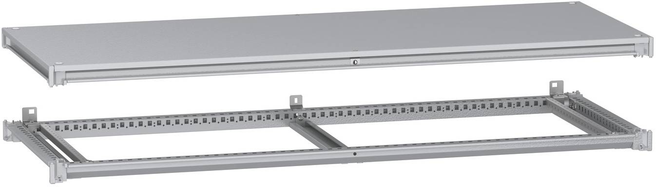 Schneider Electric NSYSFNC166 Unterer und oberer Rahmen, PanelSeT SFN, für elektrische Gehäuse B 1600 x T 600 mm, inklusive Dach
