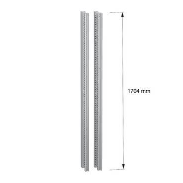 Schneider Electric NSYSFNV18 Senkrechtstützen, PanelSeT SFN, für elektrische Gehäuse H 1800 mm, 4 Stück Stützschiene 1St.