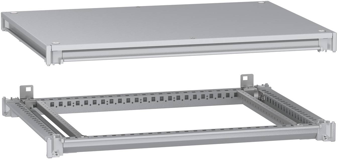 Schneider Electric NSYSFNC86 Unterer und oberer Rahmen, PanelSeT SFN, für elektrische Gehäuse B 800 x T 600 mm, inklusive Dach
