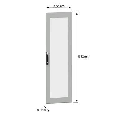 Schneider Electric NSYSFND206T Glastür 1St.
