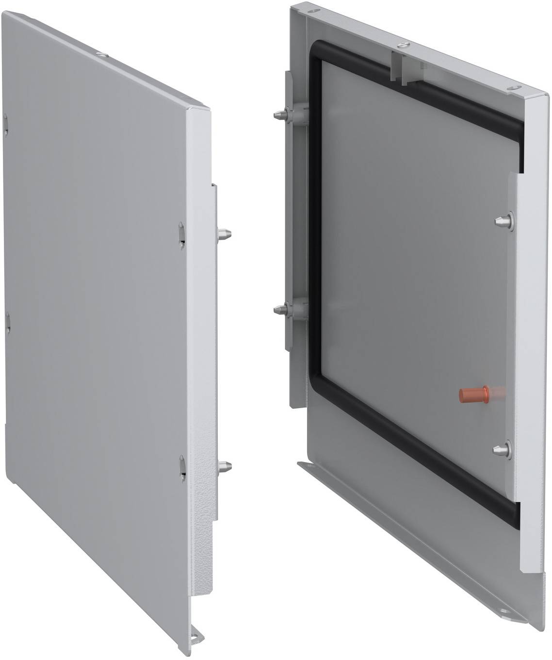 Schneider Electric NSYSPBCN35 Seitenwände, PanelSeT SFN, für Sammelschienenraum D 500 mm, RAL 7035, 2er-Set Seitenwände 1St.
