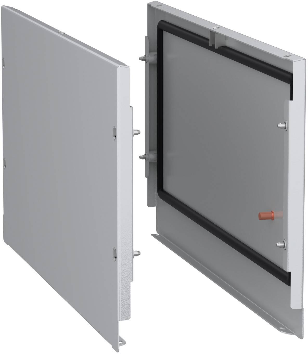 Schneider Electric NSYSPBCN36 Seitenwände, PanelSeT SFN, für Sammelschienenraum D 600 mm, RAL 7035, 2er-Set Seitenwände 1St.