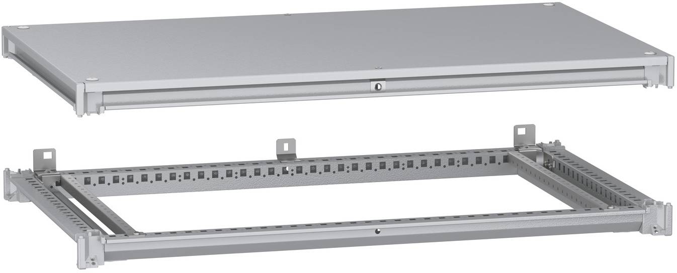 Schneider Electric NSYSFNC106 Unterer und oberer Rahmen, PanelSeT SFN, für elektrische Gehäuse B 1000 x T 600 mm, inklusive Dach