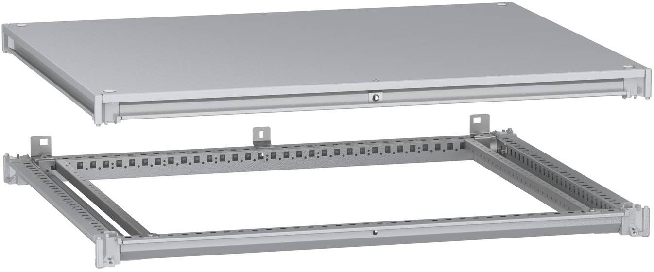 Schneider Electric NSYSFNC108 Unterer und oberer Rahmen, PanelSeT SFN, für elektrische Gehäuse B 1000 x T 800 mm, inklusive Dach