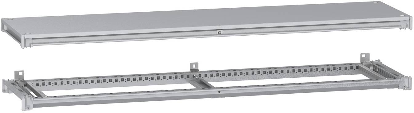 Schneider Electric NSYSFNC164 Unterer und oberer Rahmen, PanelSeT SFN, für elektrische Gehäuse B 1600 x T 400 mm, inklusive Dach