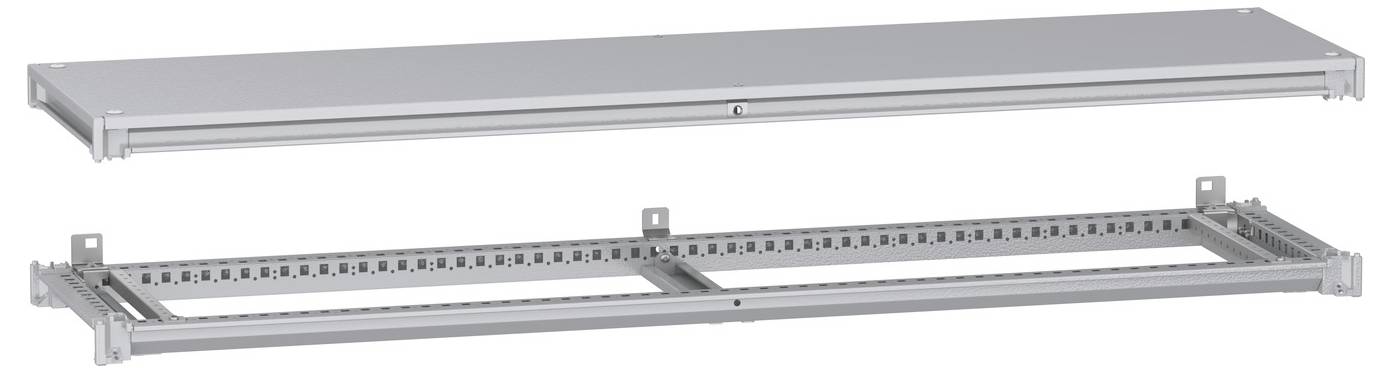 Schneider Electric NSYSFNC164 Unterer und oberer Rahmen, PanelSeT SFN, für elektrische Gehäuse B 1600 x T 400 mm, inklusive Dach