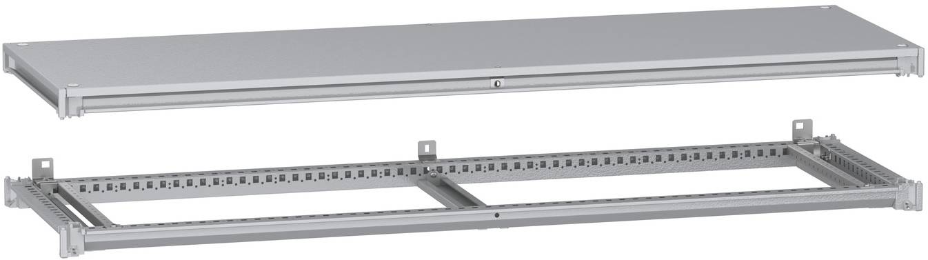 Schneider Electric NSYSFNC165 Unterer und oberer Rahmen, PanelSeT SFN, für elektrische Gehäuse B 1600 x T 500 mm, inklusive Dach