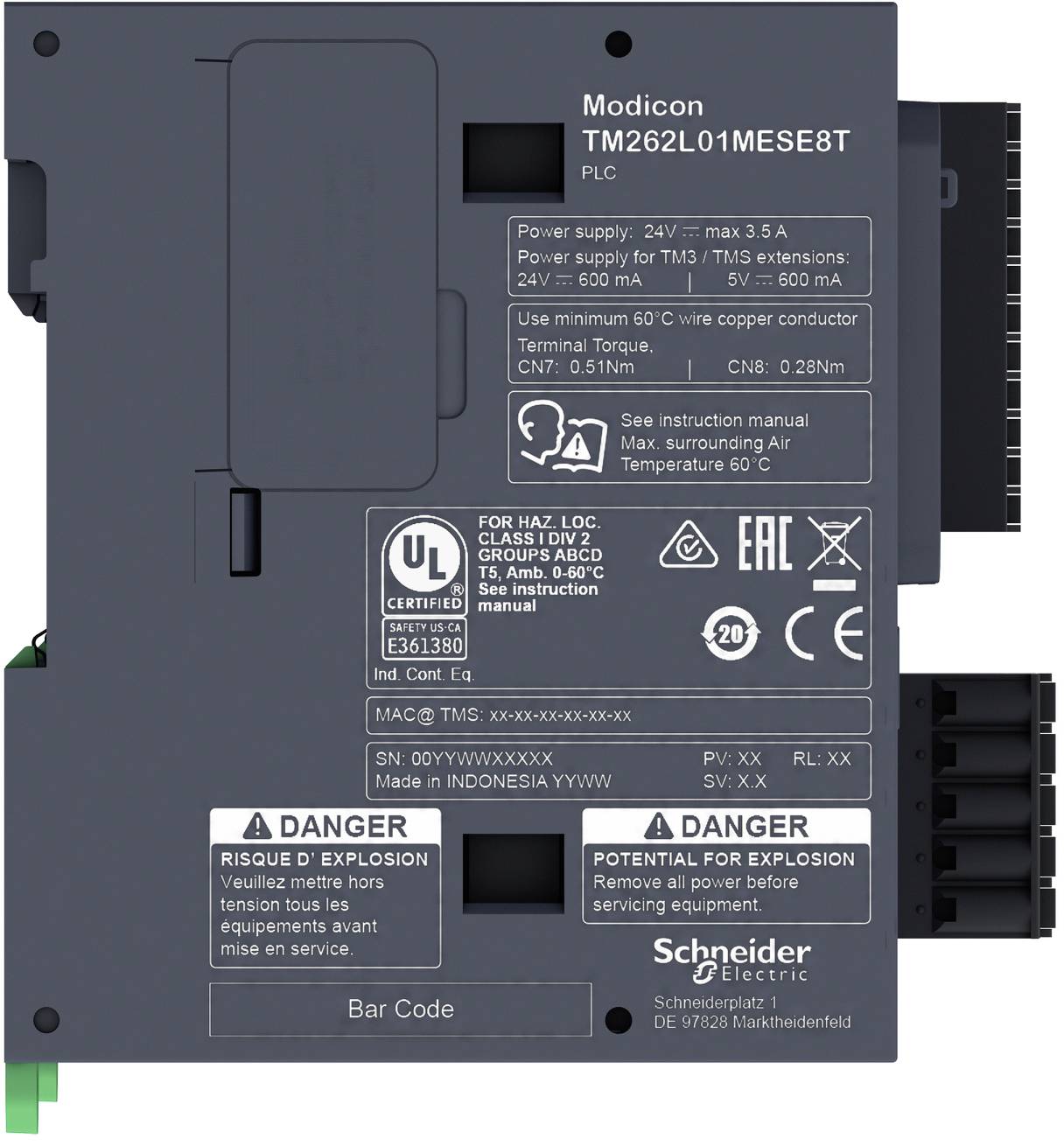 Schneider Electric TM262L01MESE8T SPS-Steuerungsmodul