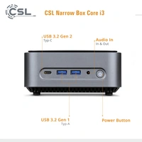 CSL Computer Mini PC Narrow Box Intel® Core™ i3 N305 3.8GHz 32GB RAM 500GB SSD Intel UHD Graphics Win 11 Pro 92234 CSL Computer Mini PC Narrow Box Intel® Core™ i3 N305 3.8GHz 32GB RAM 500GB SSD Intel UHD Graphics Win 11 Pro 92234