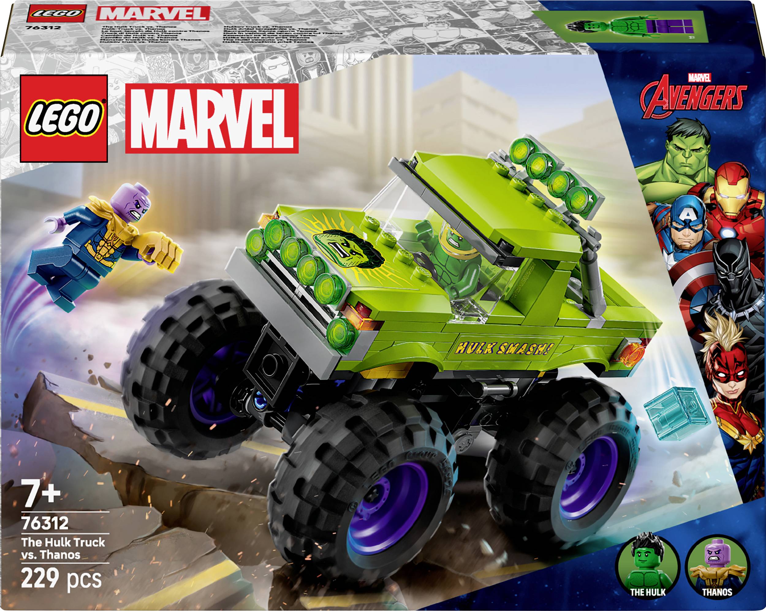 76312 LEGO® MARVEL SUPER HEROES Hulk-Truck vs. Thanos