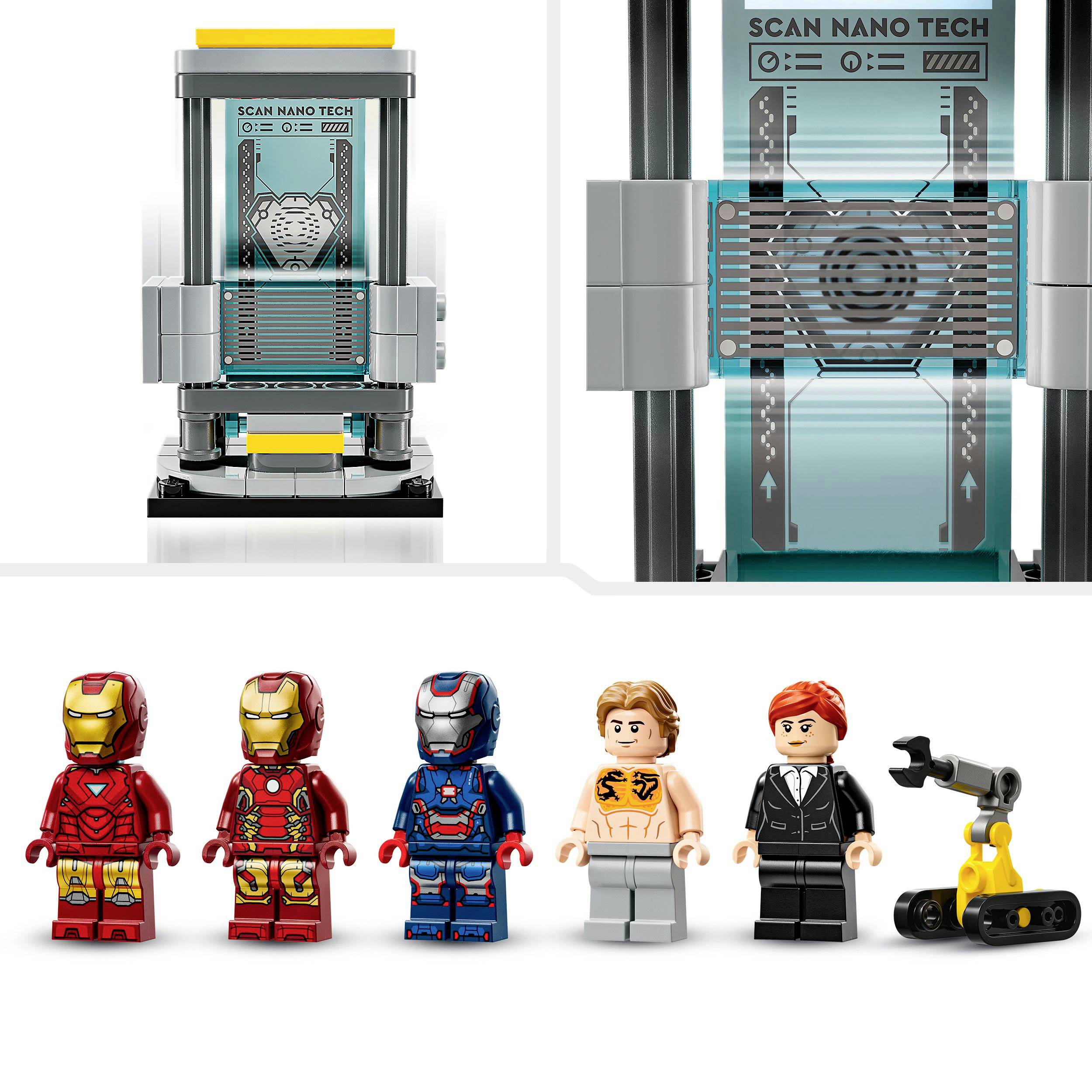 76315 LEGO® MARVEL SUPER HEROES Iron Mans Labor: Halle der Rüstungen