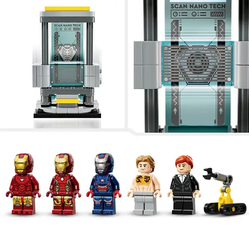 76315 LEGO® MARVEL SUPER HEROES Iron Mans Labor: Halle der Rüstungen 76315 LEGO® MARVEL SUPER HEROES Iron Mans Labor: Halle der Rüstungen