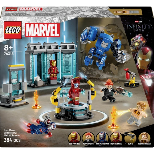 76315 LEGO® MARVEL SUPER HEROES Iron Mans Labor: Halle der Rüstungen 76315 LEGO® MARVEL SUPER HEROES Iron Mans Labor: Halle der Rüstungen
