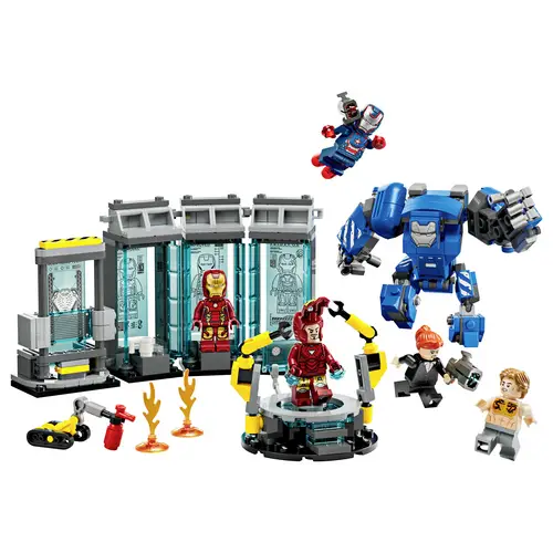 76315 LEGO® MARVEL SUPER HEROES Iron Mans Labor: Halle der Rüstungen 76315 LEGO® MARVEL SUPER HEROES Iron Mans Labor: Halle der Rüstungen