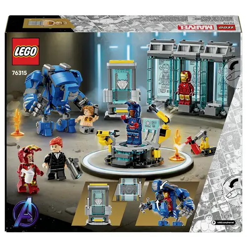 76315 LEGO® MARVEL SUPER HEROES Iron Mans Labor: Halle der Rüstungen 76315 LEGO® MARVEL SUPER HEROES Iron Mans Labor: Halle der Rüstungen