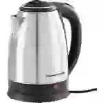 GourmetMaxx Wasserkocher schnurlos Edelstahl, Schwarz Fassungsvermögen: 1.8 GourmetMaxx Wasserkocher schnurlos Edelstahl, Schwarz Fassungsvermögen: 1.8