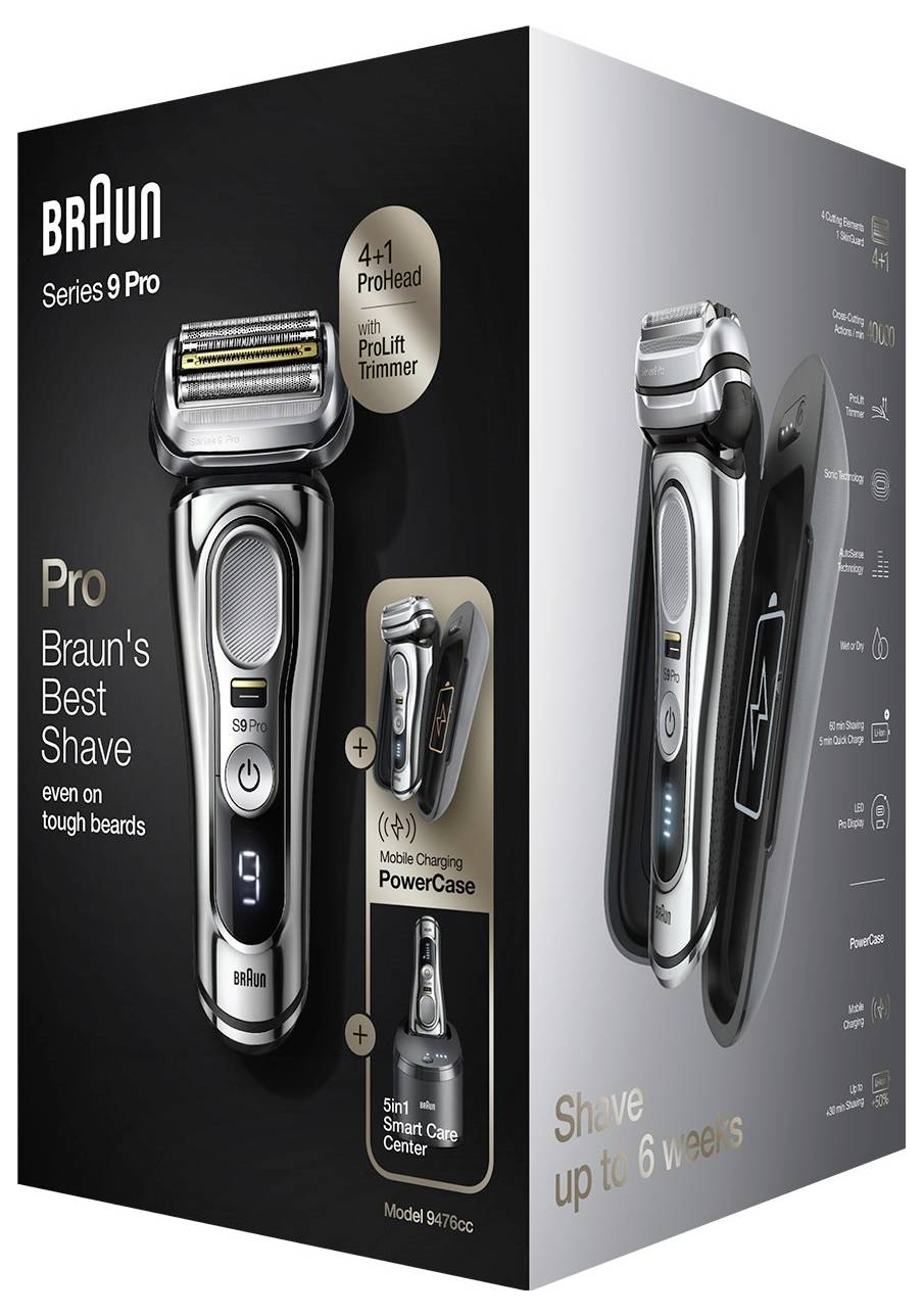 Braun Series 9 - 9496cc SW 9496cc Folienrasierer Silber