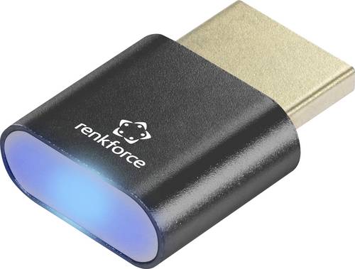 Renkforce RF-6685716 HDMI EDID Emulator Schwarz 4K UHD