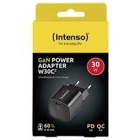 Intenso Power Adapter W30C² black USB Ladegerät 30W 1x USB-C® Schwarz Innenbereich GaN, USB Power Delivery (USB-PD) Intenso Power Adapter W30C² black USB Ladegerät 30W 1x USB-C® Schwarz Innenbereich GaN, USB Power Delivery (USB-PD)