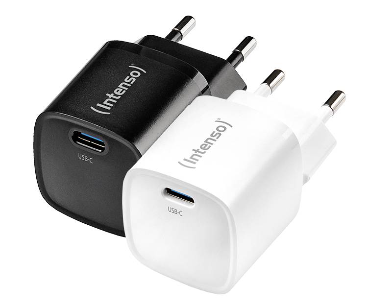 Intenso Power Adapter W30C² white USB Ladegerät 30 W 1x USB-C® Weiß Innenbereich GaN, USB Power Delivery (USB-PD)