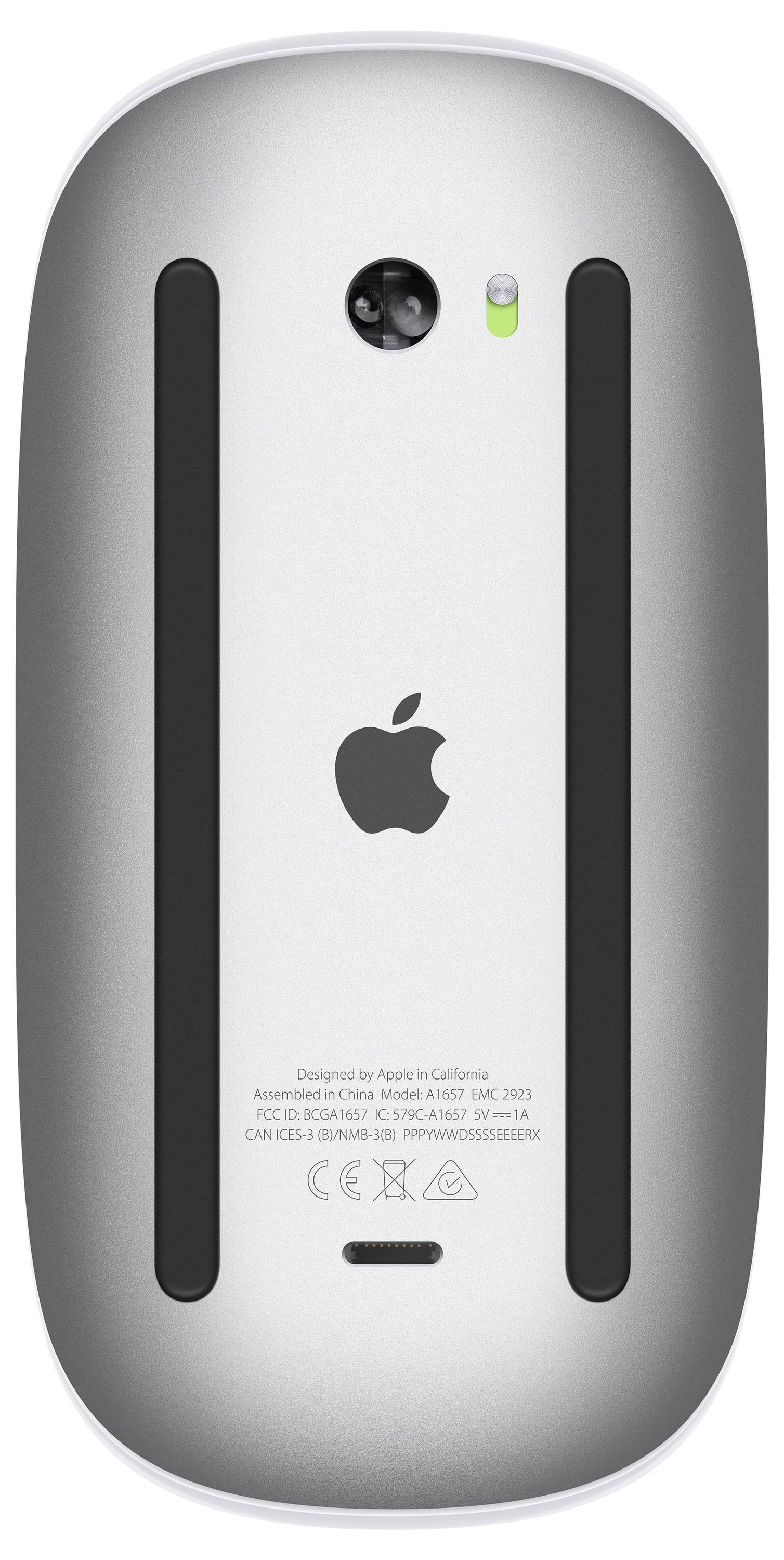 Apple Magic Mouse (USB-C) Maus Bluetooth® Weiß Wiederaufladbar