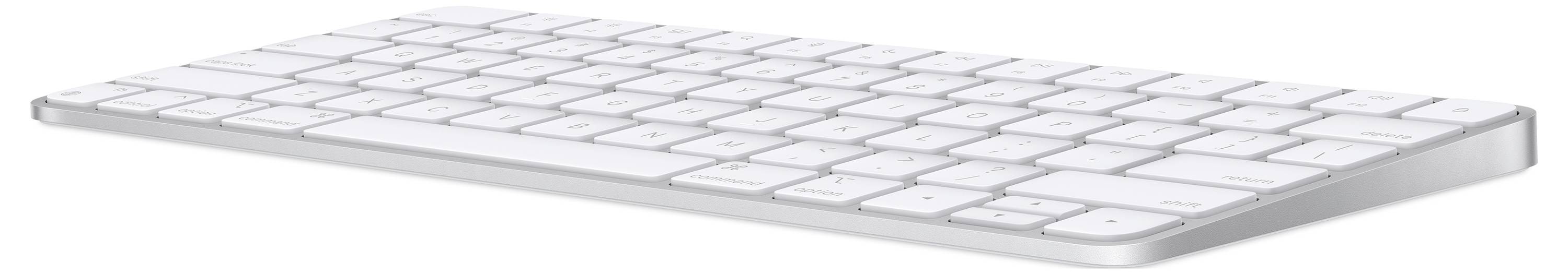 Apple Magic Keyboard Bluetooth® Tastatur Deutsch, QWERTZ, Mac Weiß Wiederaufladbar