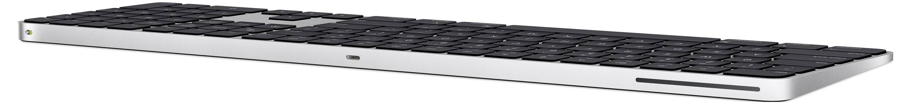 Apple Magic Keyboard Touch ID NumKey Bluetooth® Tastatur Deutsch, QWERTZ, Mac Schwarz Wiederaufladb