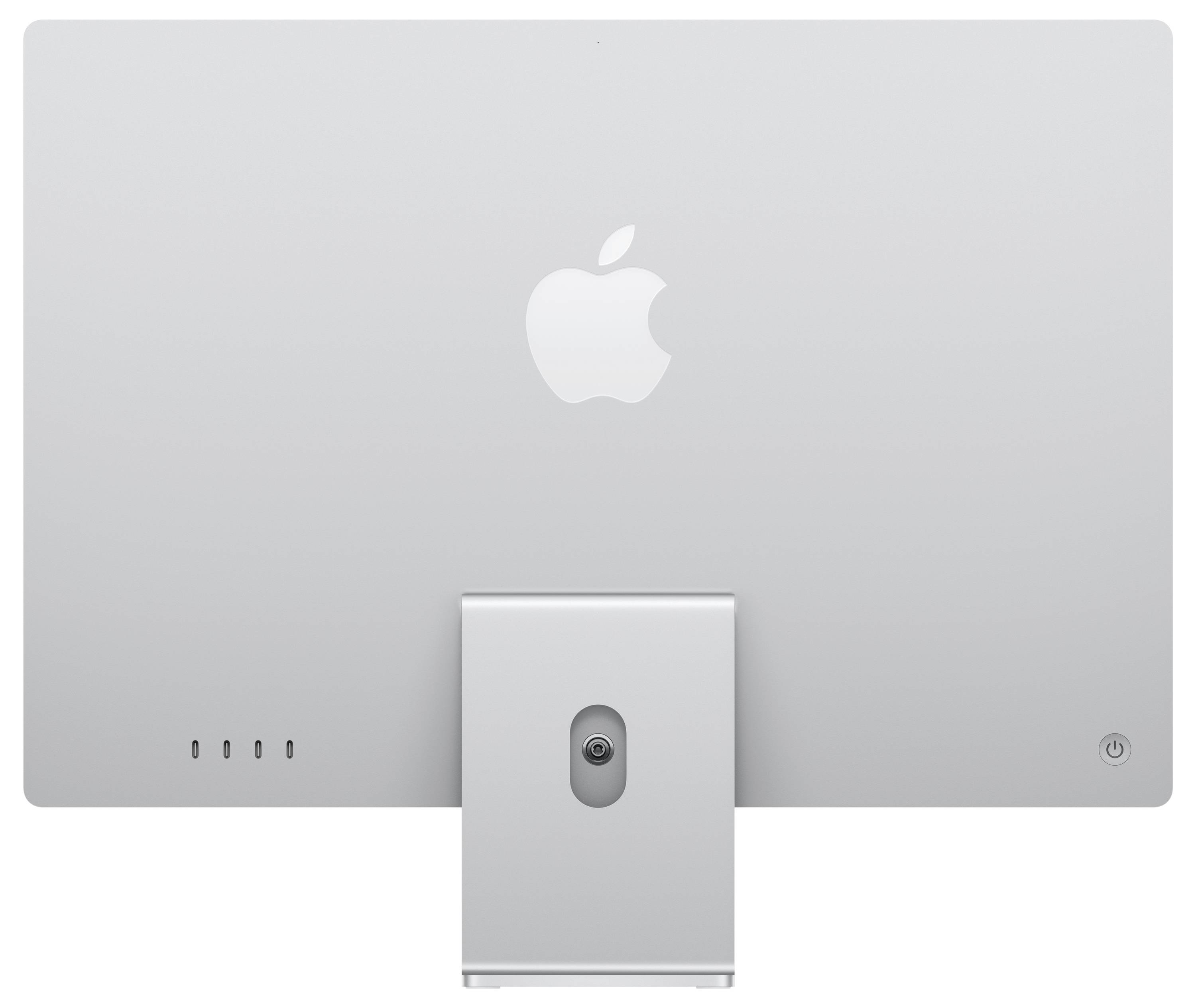 Apple iMac 24 Retina 4.5K (M4, 2024) 61cm (24 Zoll) Silber 16GB RAM 512GB SSD 10-Core CPU M4 (10‑Core GPU) MWUV3D/A