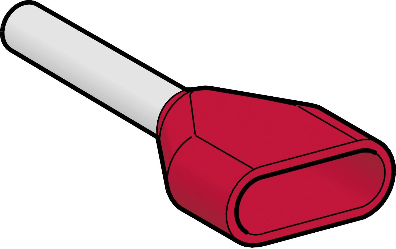 Schneider Electric AZ5DE010D Aderendhülse 1.0mm² Rot 500St.