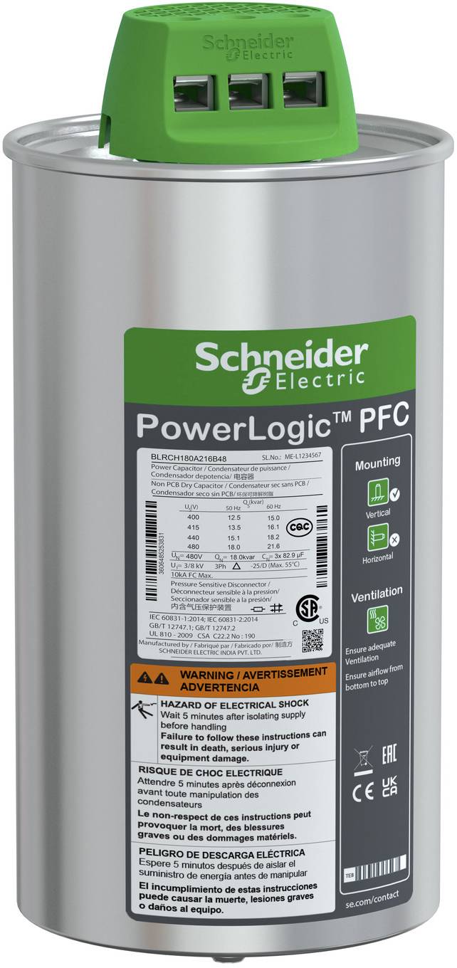 Schneider Electric 15 St. PFC Kondensator 82.9 µF 480V