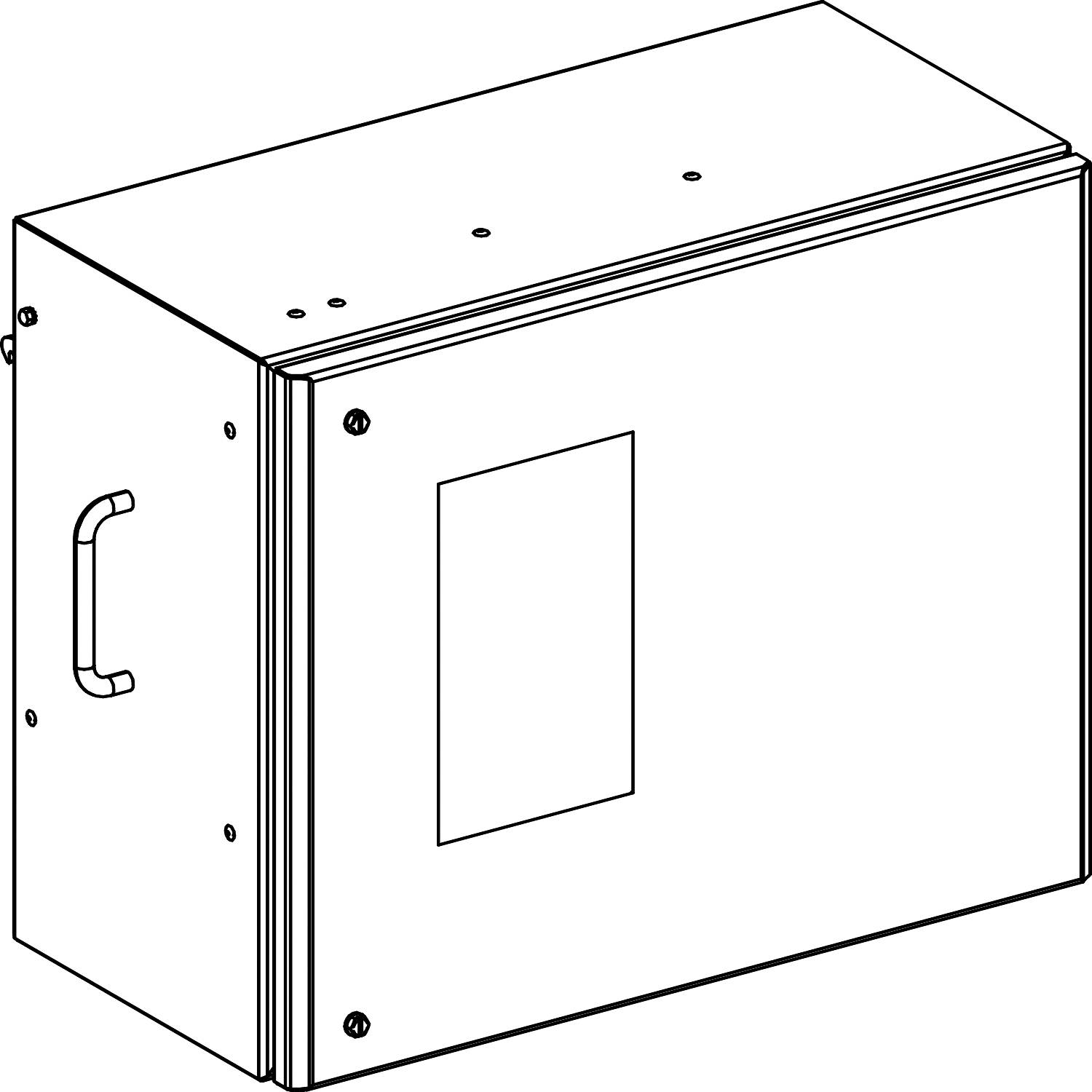 Schneider Electric KSB250DB412 KS Abgangskasten,250A, leer, für 4p. Compact NSX mit Motorantrieb Abgangskasten 1St.