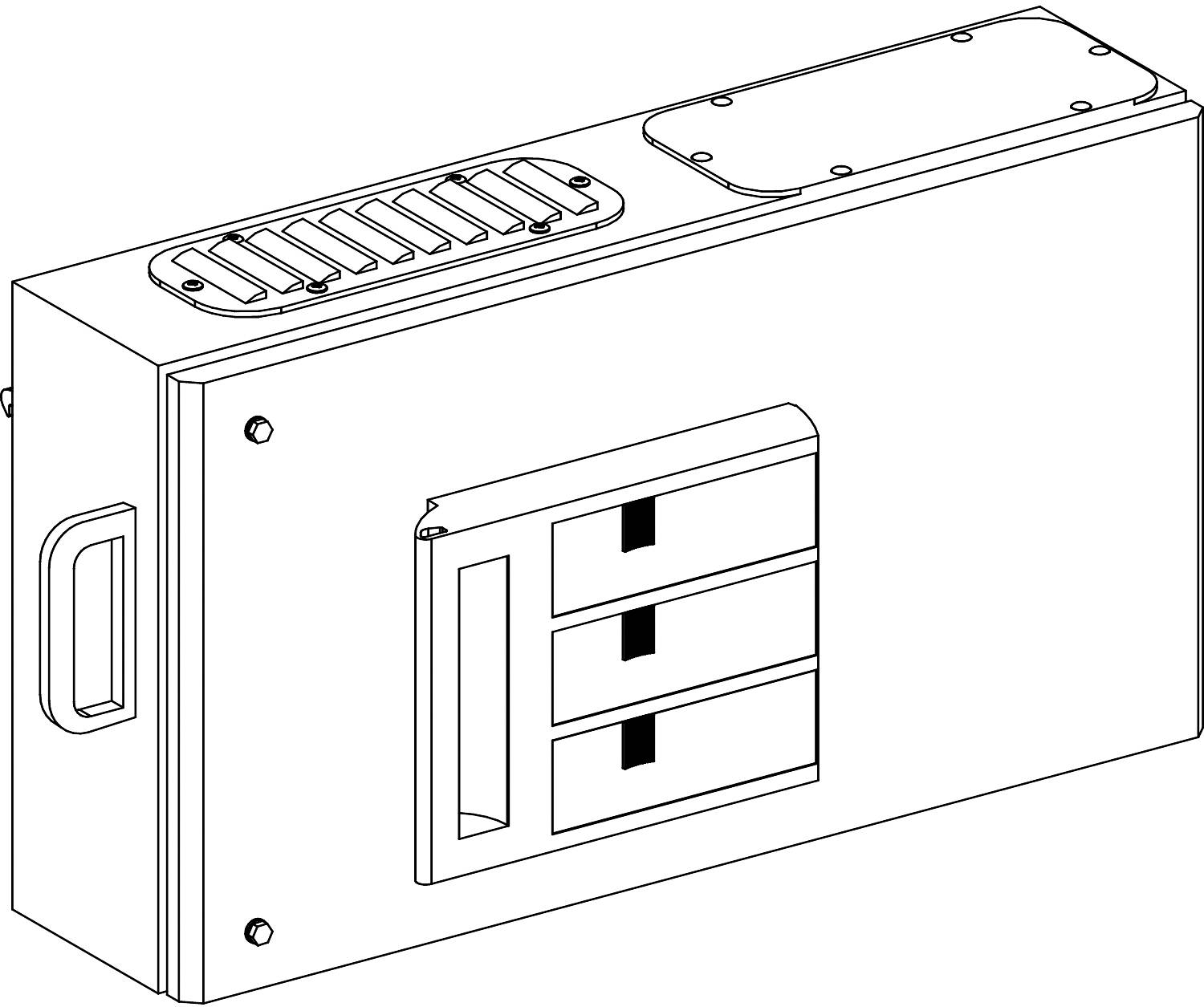 Schneider Electric KSB250HD502 Abgangskasten 1St.